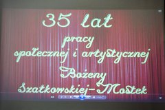Benefis Pani Bożeny Szatkowskiej-Mostek