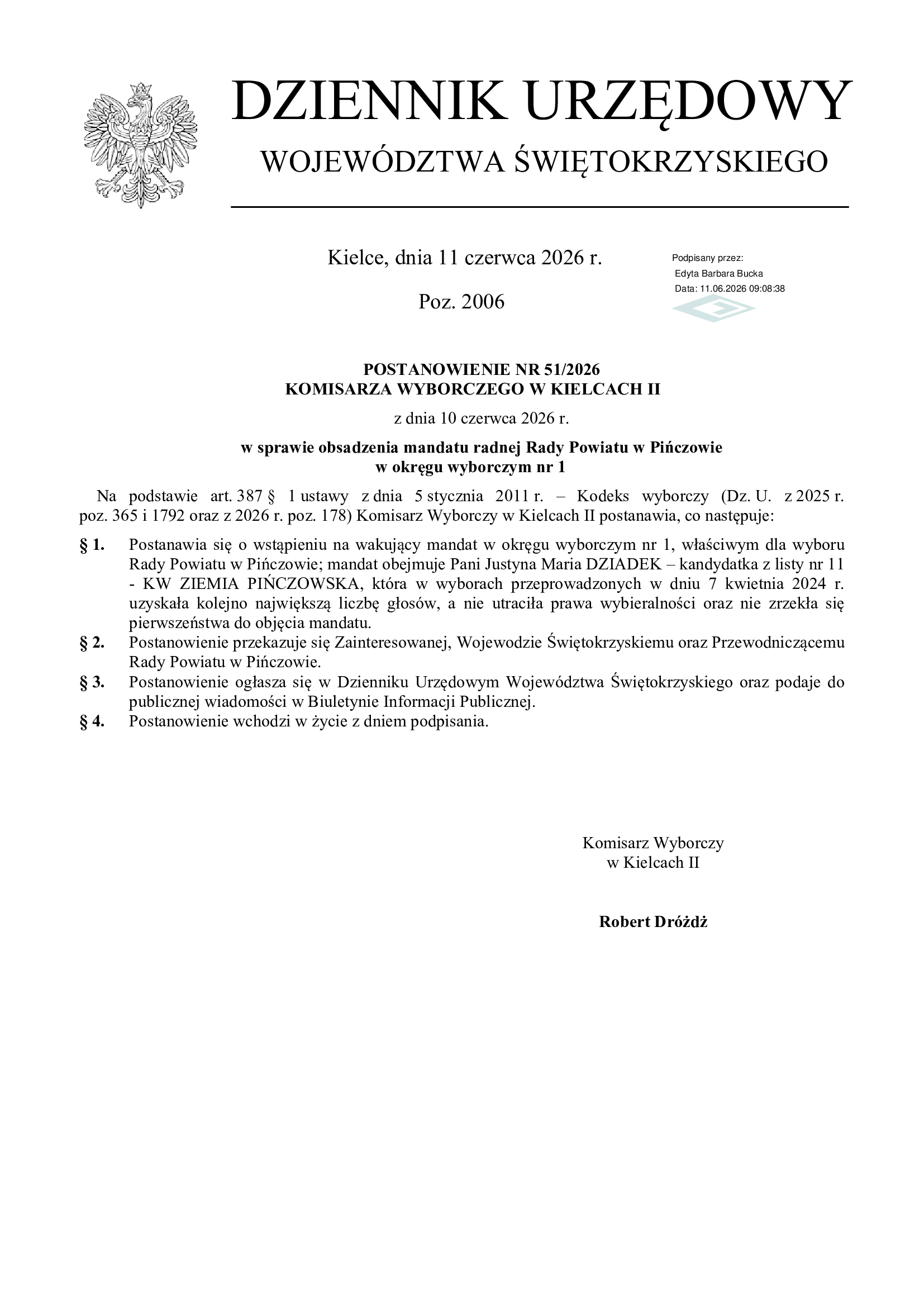 Wojniak w ratuszu, Dziadek w radzie. Przed radnymi ważna sesja i debata o stanie powiatu.