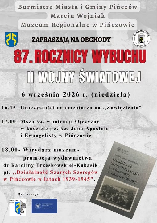 Pińczów uczci pamięć ofiar II wojny światowej.