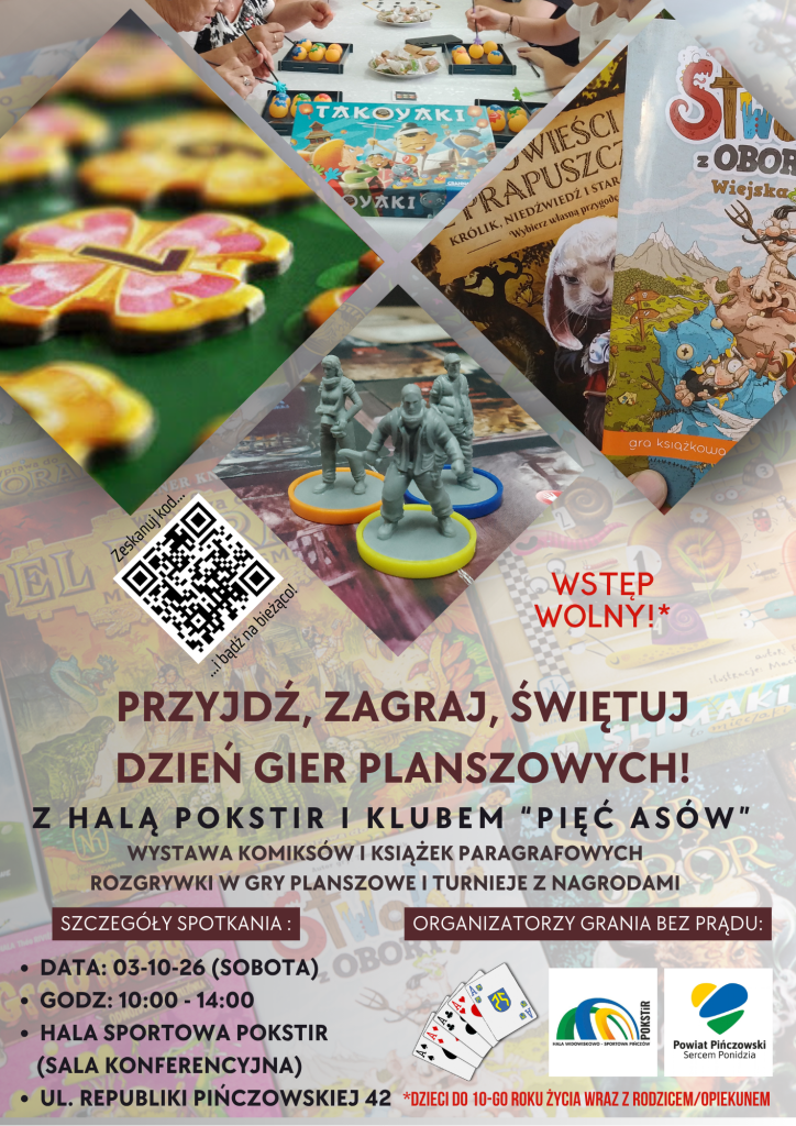 Pińczowski Dzień Gier Planszowych już 3 października.